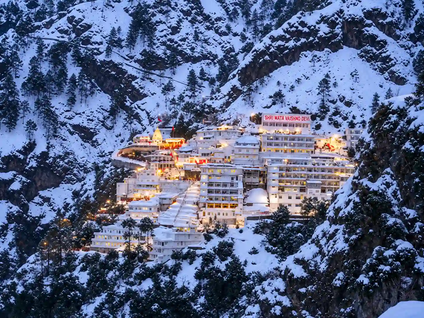 Vaishno Devi shrine in Katra, Jammu and Kashmir